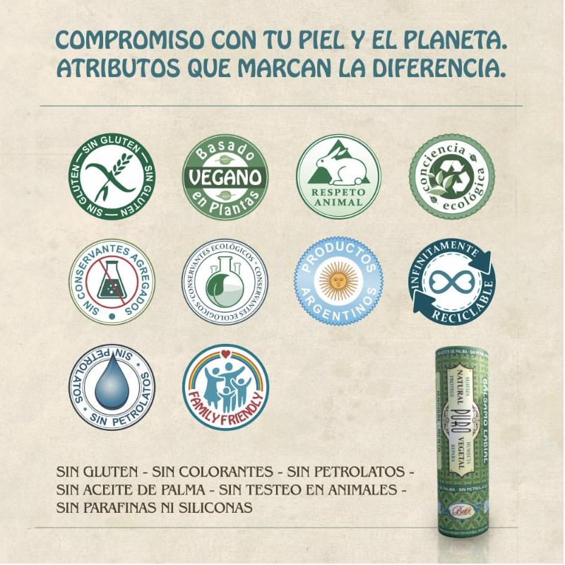 Bálsamo Labial Jengibre Menta Caléndula 